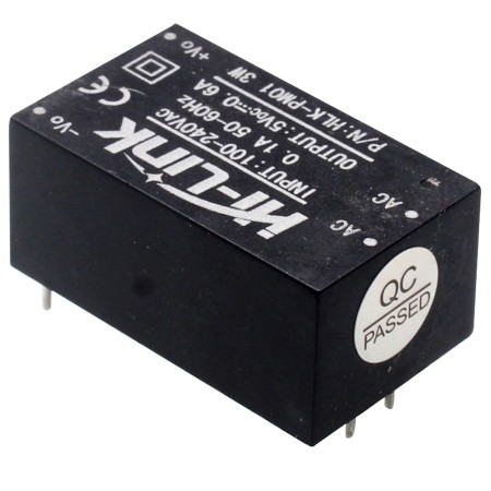 Fuente aislada HLK-PM01: 220V a 5V 600mA