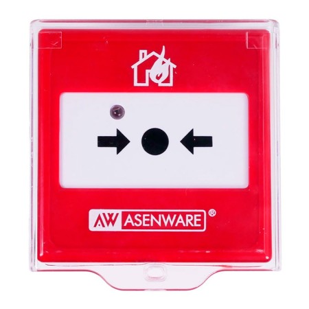 Avisador de Incendio Manual Convencional 24 VCC Rojo
