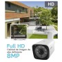 Combo NVR T-DN5016H1-HJ + 8 cámaras: PTZ 4MP y 8MP