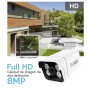 Combo NVR T-DN5016H1-HJ + 8 cámaras: PTZ 4MP y 8MP