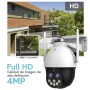 Combo NVR T-DN5016H1-HJ + 8 cámaras: PTZ 4MP y 8MP