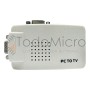 Conversor VGA a video compuesto y S-Video