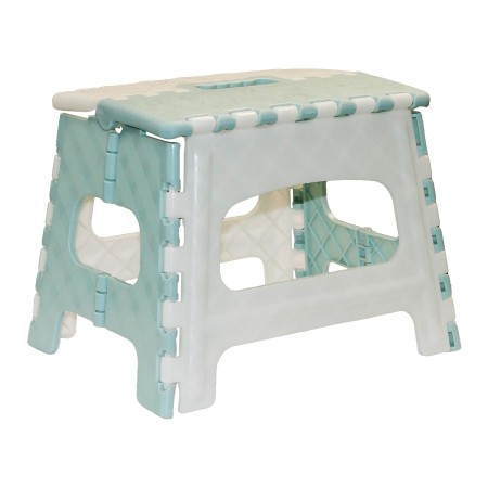 Banco plegable infantil multiuso 18x21,5x16 cm