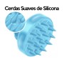 Masajeador capilar de silicona para cuero cabelludo