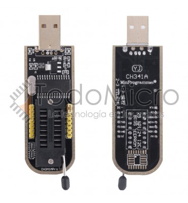 Programador USB para memorias Eeprom spi 24 y 25