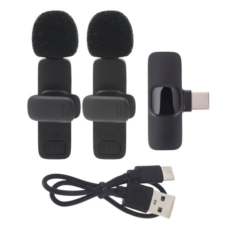 Micrófono Inalámbrico Corbatero USB-C 360°