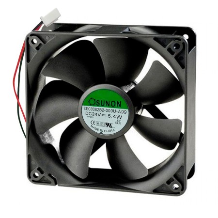 Ventilador Cooler Axial 24V 120x120mm, 2600 RPM, 44 dBA