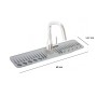 Protector antisalpicaduras 60x14,7 cm para bacha