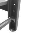Estantería rack 250x80 cm, 4 niveles, 300 kg por nivel