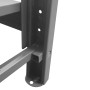 Estantería rack metálica 200x50x300 cm, 4 niveles, 800 kg