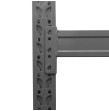 Estantería rack 250x80 cm, 4 niveles, 300 kg por nivel