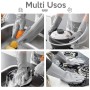 Guantes de silicona multiuso, resisten -40°C a 230°C