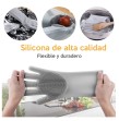 Guantes de silicona multiuso, resisten -40°C a 230°C