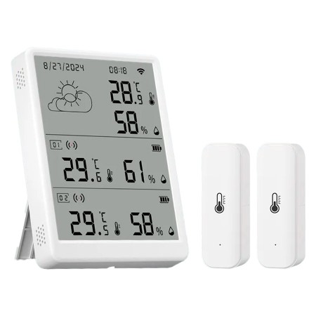 Medidor WiFi de temperatura y humedad, Tuya