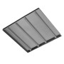Plataforma rack 200 kg, 50 x 50 cm sin tornillos
