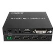 Controlador de video wall 2x2, HDMI 4 pantallas