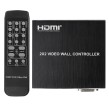 Controlador de video wall 2x2, HDMI 4 pantallas