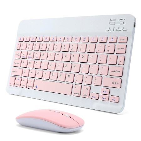 Kit teclado y mouse inalámbrico Bluetooth, slim