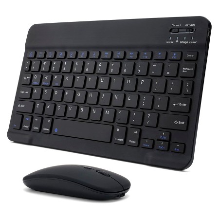 Kit teclado y mouse recargable Bluetooth, slim