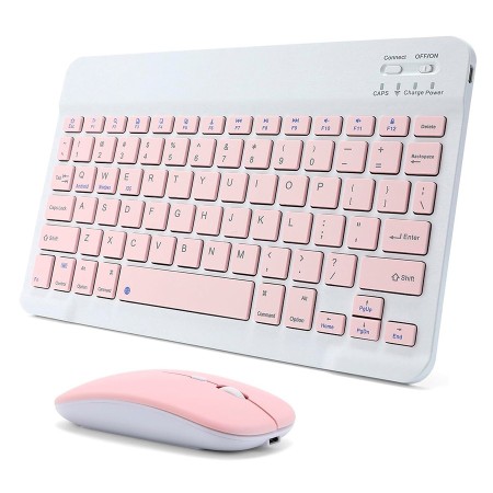 Kit teclado y mouse recargable Bluetooth, slim