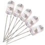 Kit 500 LEDs 5mm colores surtidos, 100 unidades por color