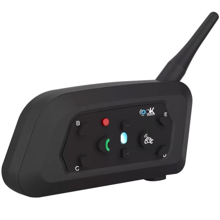 Intercomunicador EJEAS V6-Pro, 800 m y 12 horas de uso