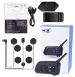 Intercomunicador EJEAS V6-Pro, 800 m y 12 horas de uso
