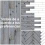 Piso vinílico símil madera roble, 5 m² por caja