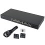 Switch POE de 24 puertos y 2 puertos SFP, 56 Gbps