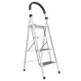 Escalera Plegable Doméstica 4 Escalones Acero