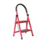 Escalera plegable de acero, 2 escalones, 100 kg
