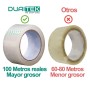 Combo 12 Cinta Adhesiva 48mm 100 metros reales 35 micrones
