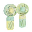 Mini Ventilador USB Recargable de Bolsillo 12x6 cm