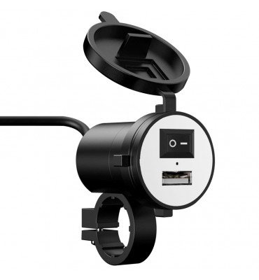 Cargador USB para moto 12V...