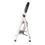 Escalera plegable de acero, 2 escalones, 100 kg