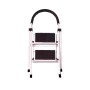 Escalera plegable de acero, 2 escalones, 100 kg