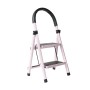 Escalera plegable de acero, 2 escalones, 100 kg