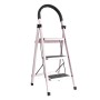 Escalera plegable de acero, 3 escalones, 100 kg