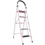 Escalera plegable de acero, 5 escalones, 100 kg