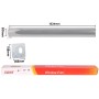 Film protector solar UV400 SOLAX, plateado