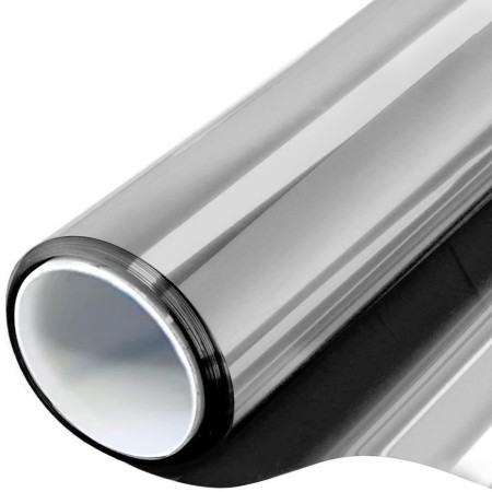 Film protector solar UV400 SOLAX, plateado