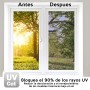Film protector solar UV400 SOLAX, plateado