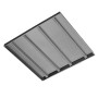 Plataforma encastrable para rack, 500 kg, 80 x 75 cm