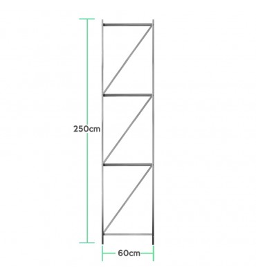 Bastidor 60x250cm para rack...