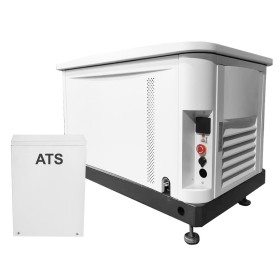 Grupo electrógeno 10 kW NG/GLP, silencioso, con ATS