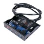 Panel frontal 3.5 pulgadas con USB 3.0 y audio