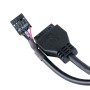 Panel frontal 3.5 pulgadas con USB 3.0 y audio
