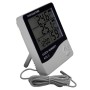 Reloj termohigrómetro con sonda exterior de 95 cm