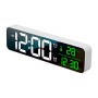 Reloj Digital LED WiFi con Temperatura y Humedad, Tuya