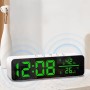 Reloj Digital LED WiFi con Temperatura y Humedad, Tuya